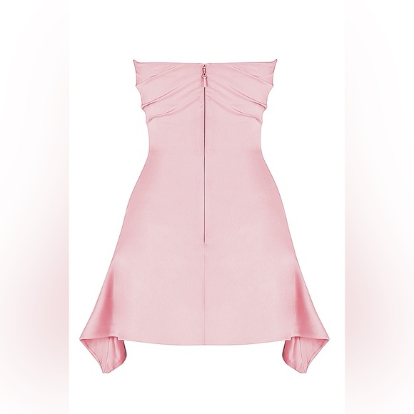 {{SOLD}} House of CB “Jasmine” Pink Strapless Corset Mini Dress- Size Medium - Picture 2 of 11